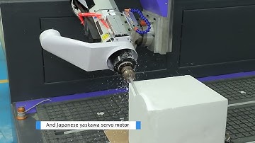 golden product akm1530 4 axis atc cnc router with rotate spindle can swing 180degree for 3D mould