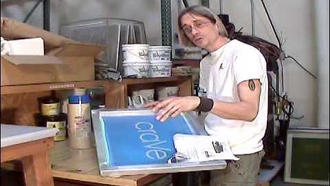 How To Screen Print: Screen Taping Tips