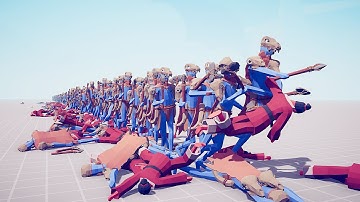 100x TAEKWONDO vs 100x CHIEFTAIN | TABS Totally Accurate Battle Simulator