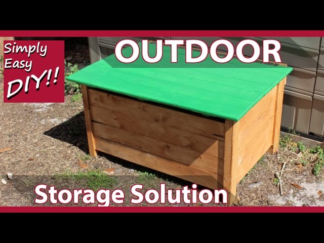 DIY Deck Box for Outdoor Toys (With Free Plans) - Making Manzanita