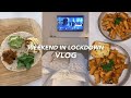 WEEKEND IN LOCKDOWN: morning routine, at home date night, pasta recipe!