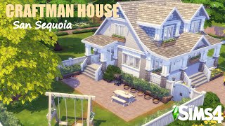 Craftsman House Growing Together - Stop Motion Speed Build Nocc - The Sims 4