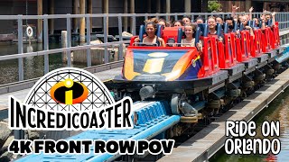 The Incredicoaster at Disney California Adventure - 4K Horizon Locked Front Row POV