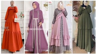 Terbaru GAMIS Abaya Dan Maxy Dress 2022/2023 Yang Cantik Dan Elegan, fashion busana muslim solo