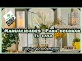 DIY. Ideas para decorar tu casa/ MANUALIDADES FÁCILES Y ECONÓMICAS/Ideas para decorar recibidor/mesa