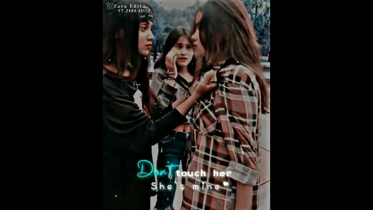 Don't touch her she's mine ||whatsapp status tamil||bestie love