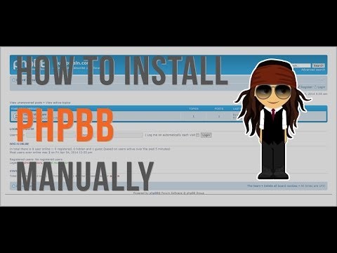 Installing PhpBB Forum Software Manually