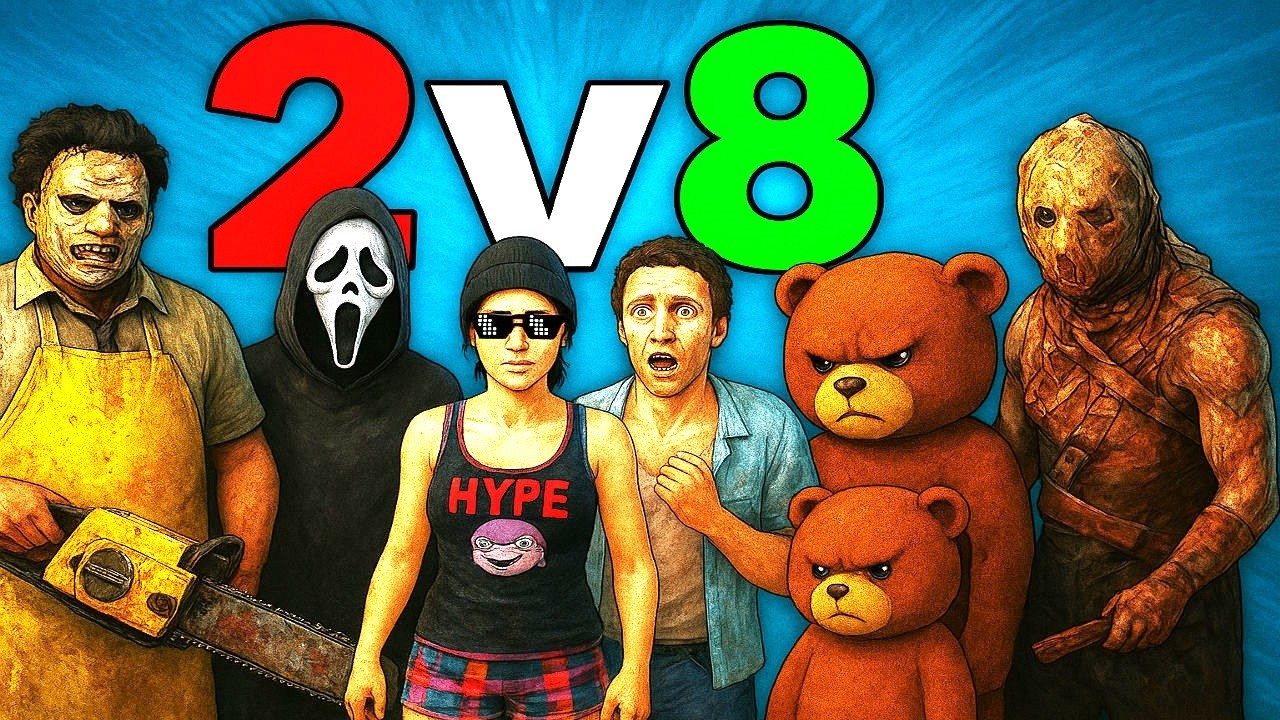 2 Killers VS 8 Survivors - Dead By Daylight (No Commentary) - YouTube