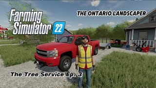 Got a lot clearing job and a Bigger Trailer | Tree Service Series Ep. 3 | Farming Simulator 22