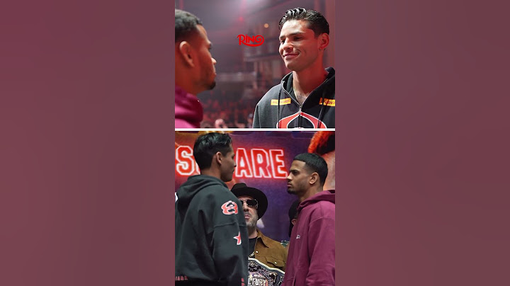 Ryan Garcia was vibing in his face-off with Rolly Romero 😅