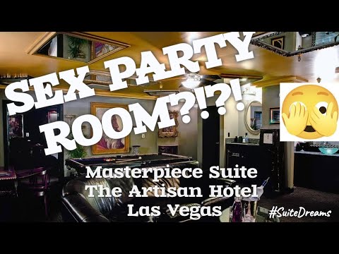 ADULTS ONLY HOTEL - The Artisan Las Vegas - Materpiece suite | Sex party room?!?! Room Tour