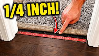 How to Transition Carpet to Hardwood, LVP or Tile (Step-by-Step)