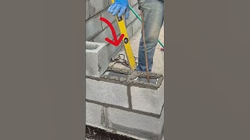 Mẹo căng dây lèo cho các bức tường thẳng tắp #thoxay #meohaymoingay #xaydung #construction #ddg