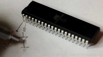 48. Arduino for Production! AVR ATmega32 - One Way UART Communication with Two Chips