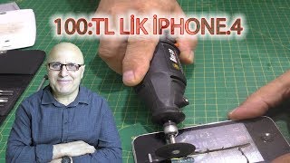 100 TL'LİK İPHONE 4 İNCELEDİM ve PARÇALADIM