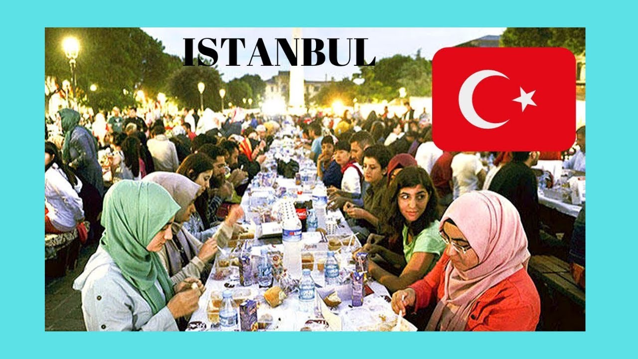 istanbul traditional ramadan iftar dinner at sultanahmet turkey youtube
