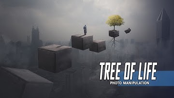 Making Tree Of Life Surrealism Manipulation Scene Effect In Photoshop