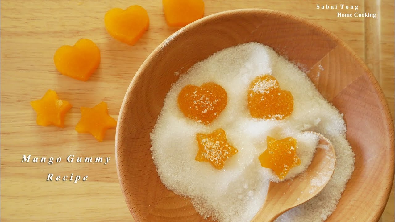 How to Make Mango Gummy (วิธีทำเยลลี่มะม่วง แมงโก้กัมมี่ )