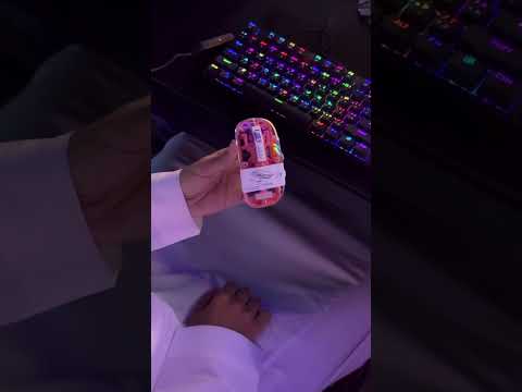 ماوس شفاف لاسلكي 3 في 1 يعمل على ثلاثة أجهزة في وقت واحد