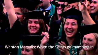 Wynton Marsalis at UVM Commencement: Marching