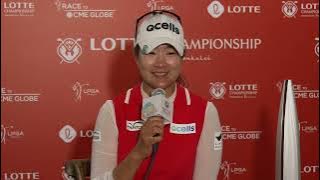 A Lim Kim Winner Press Conference 2024 LOTTE CHAMPIONSHIP © LPGA Tour