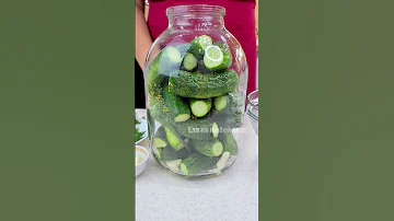 Только так, другие способы не признаю. Хрустят!! Самые настоящие и вкусные малосольные огурцы ПРОСТО