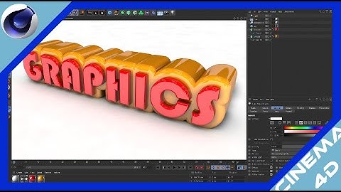 How to Design Bevel Rounded 3D Text | Cinema 4D Tutorial