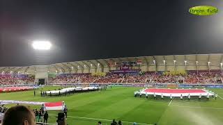 National anthem time of Indonesia and Vietnam in AFC Asian Cup Qatar,2023 group stage match.