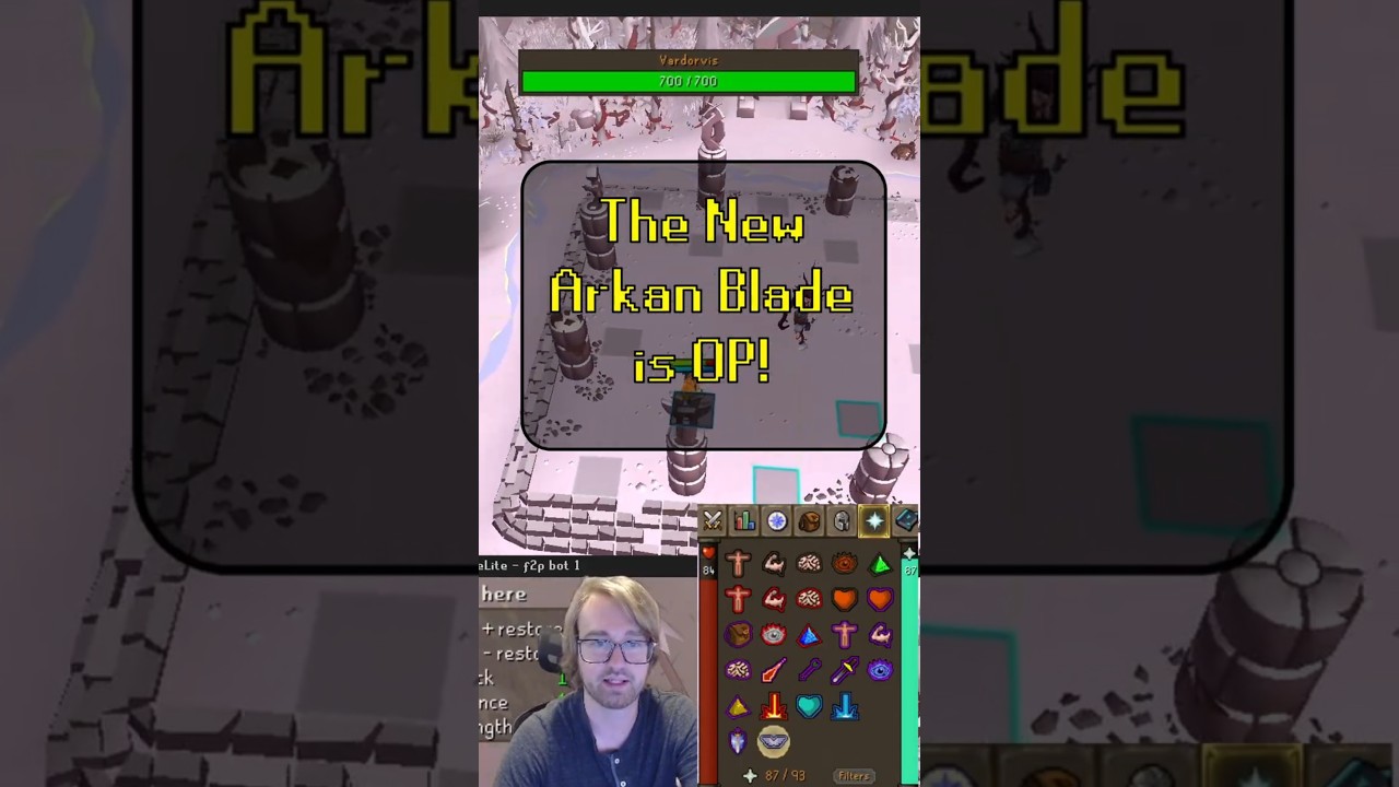 OSRS New Arkan Blade — OP в Vard 