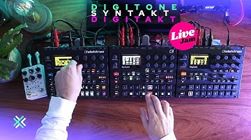 Glitchy Jungle Live Jam on Syntakt | Digitone | Digitakt | Particle 2