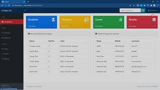 Online Examination System project in PHP ***(THE BEST ONE) screenshot 5