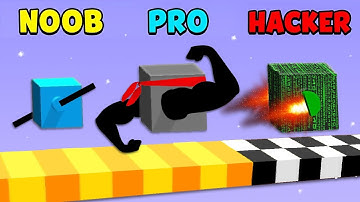 NOOB vs PRO vs HACKER 😎⚡ MIKECRACK en DRAW CLIMBER #1 [Con ANIMOJIS]