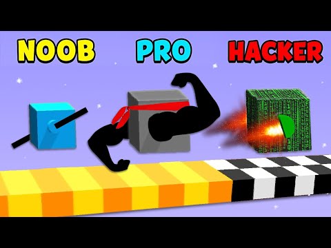 NOOB Vs PRO Vs HACKER MIKECRACK En DRAW CLIMBER 1 Con ANIMOJIS