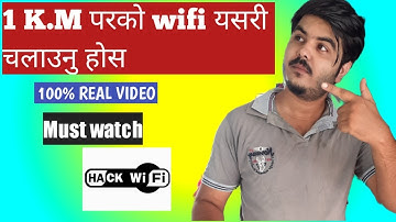 How to receive wifi signel from 1 km /Tech nepal