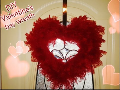 Dollar Diy Valentine Tulle Wreath Easy Tutorial Under Dollar Diy Valentine Tulle Wreath Easy Tutorial Under 8