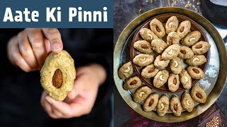 Punjabi Aate Ki Pinni - Winter Special Dry Fruits and Wheat Flour Pinni - Wheat Flour Ladoos Recipe