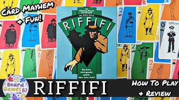 Riffifi Board Game, Stefan Dorra, How To Play, Review