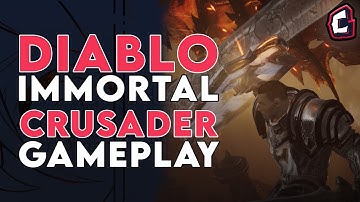 CRUSADER LIVE GAMEPLAY | Diablo Immortal Closed Alpha