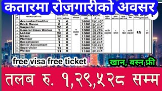 qatar| job in qatar|vacancy nepal| vacancy in qatar 2023| pokhara job center |कतार मा रोजगारी