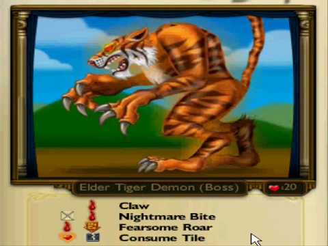 Bookworm Adventure 2 Elder Tiger Demon Boss 