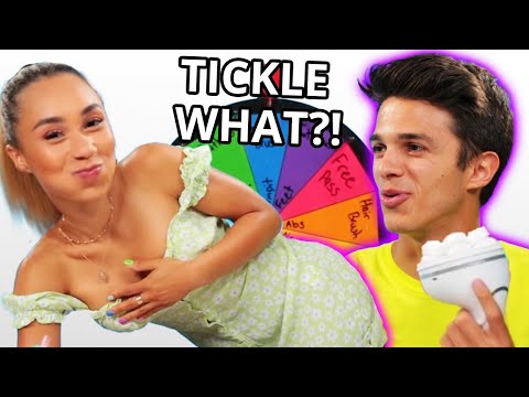 Tickle me challenge! | ft. MyLifeasEva and Brent Rivera | Brent vs Eva