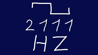 2111 hz square