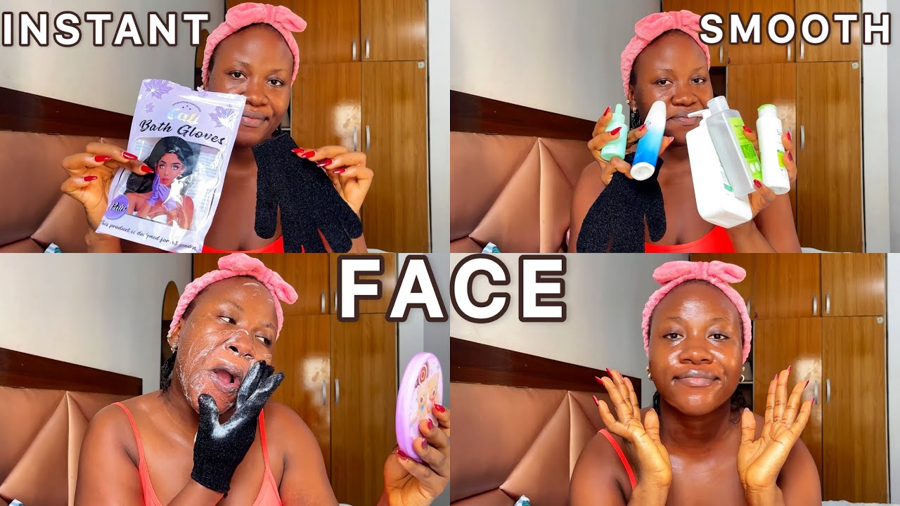 ПОШАГОВАЯ ИНСТРУКЦИЯ ПО ОТШЕЛУШИВАНИЮ ЛИЦА ДЛЯ БЫСТРОГО ОСВЕТЛЕНИЯ И РАЗГЛАЖИВАНИЯ КОЖИ