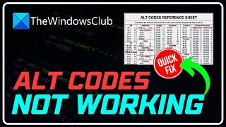 Fix ALT Codes not working in Windows 11/10 screenshot 3