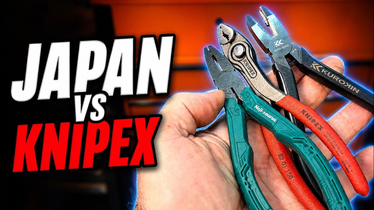 APIDURA他　ツーリングシステム Knipex TwinGrip vs Japan's Fujiya & Engineer Pliers. Can Japan