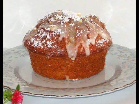 კექსი ბანანით და ფორთოხლის არომატით