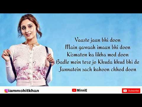 vaaste-full-song-with-lyrics-dhvani-bhanushali-|-nikhil-d’souza