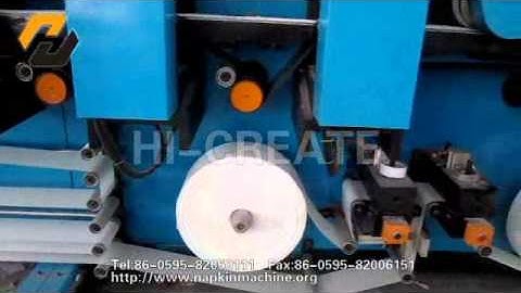 high speed sanitary napkin machine
