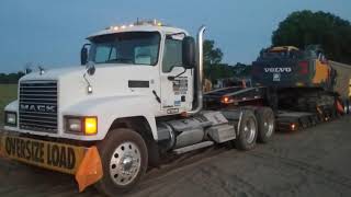 New Mack Truck and Lowboy by Johnny Waters 1,888 views 3 years ago 5 minutes, 50 seconds