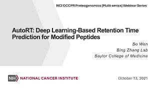 AutoRT: Deep Learning-Based Retention Time Prediction for Modified Peptides